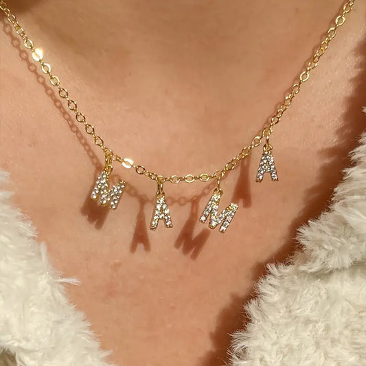 Custom Tiny Initial Necklace