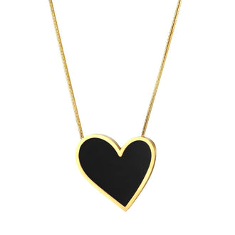 Midnight Heart Necklace