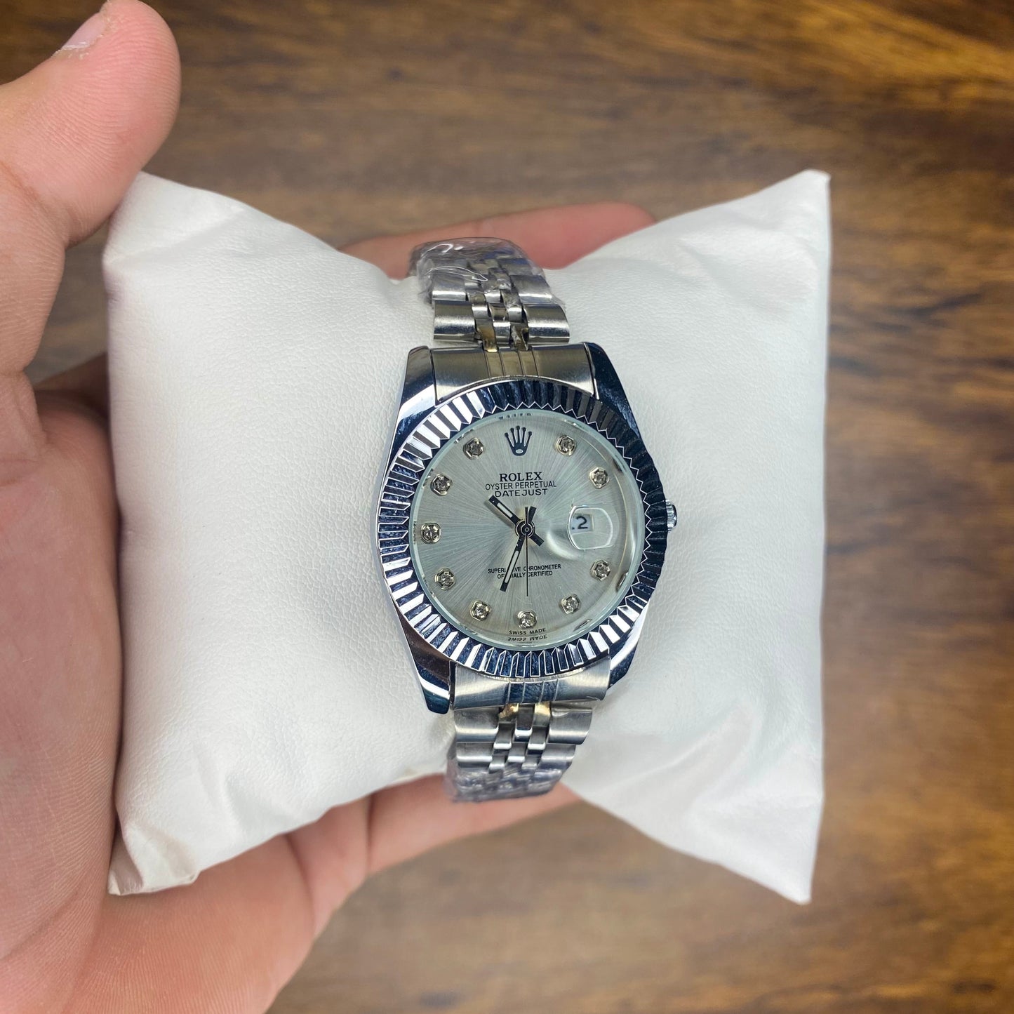 Rolex Silver Datejust Timepiece