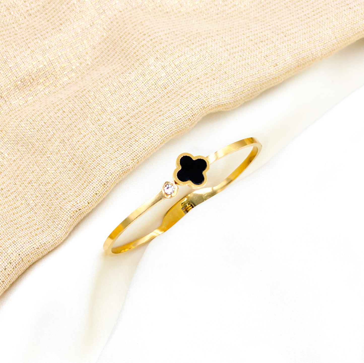 Black Vancleef Bangle
