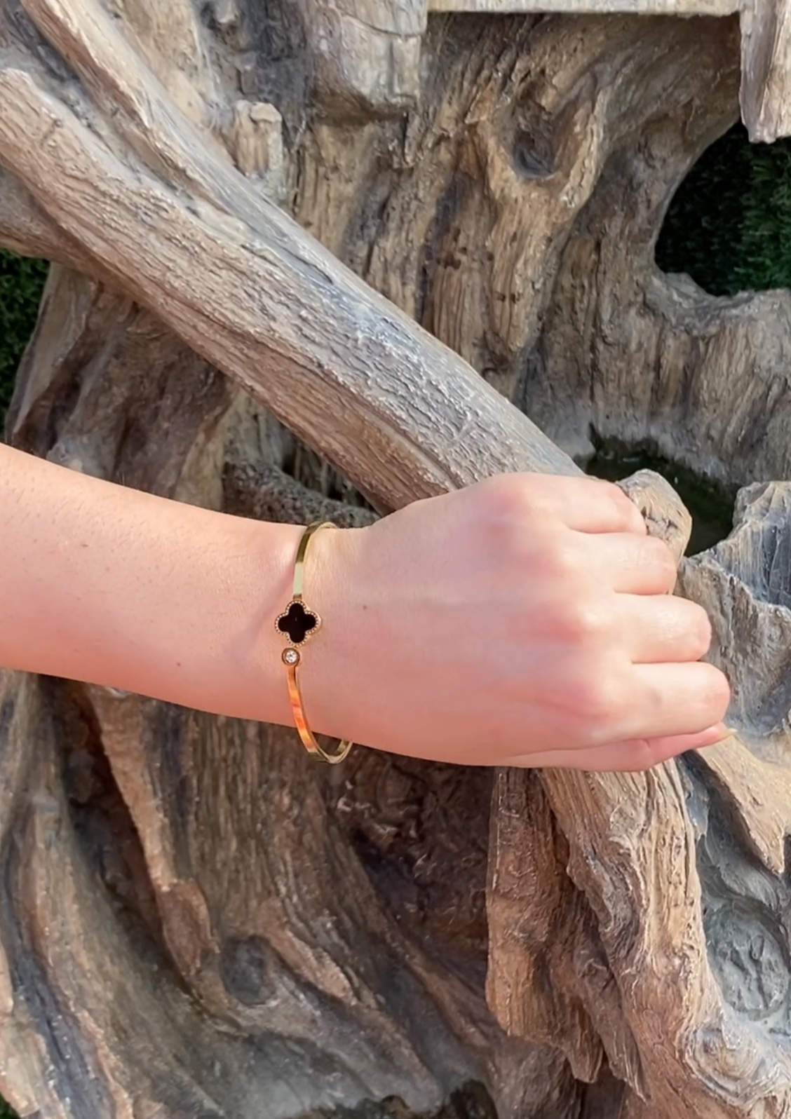 Black Vancleef Bangle