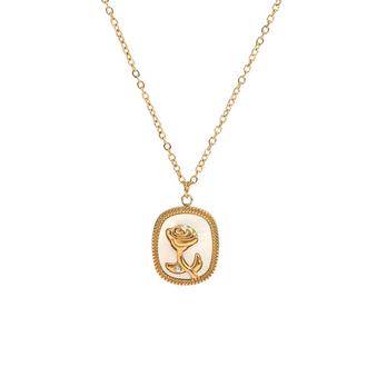 Vintage Rose Necklace