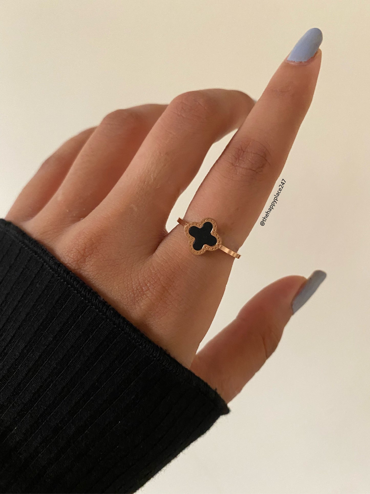 Premium adjustable Clover RING