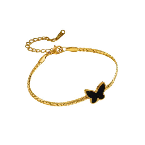 Black Butterfly Bracelet