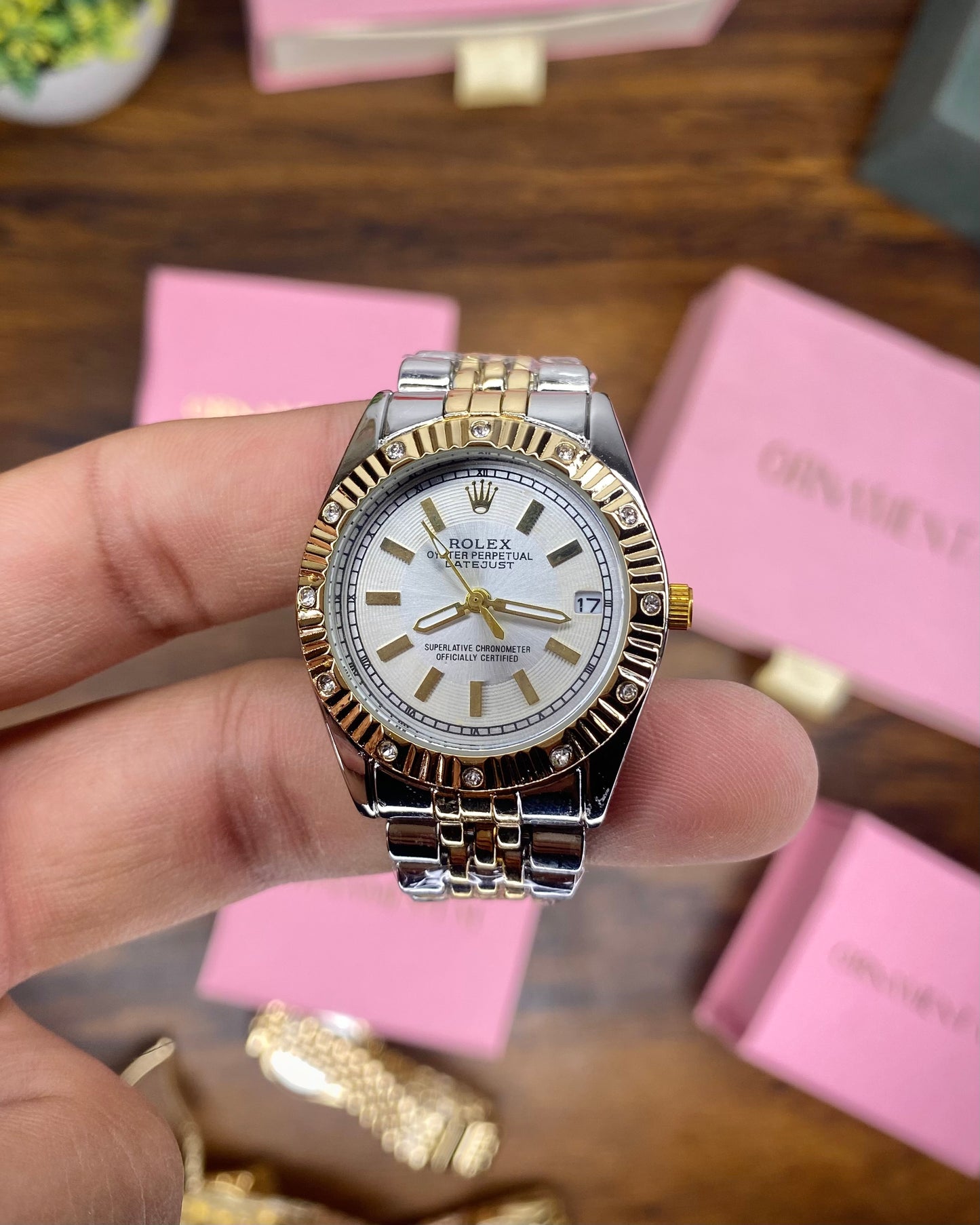 Rolex Datejust Timepiece Two-Tone