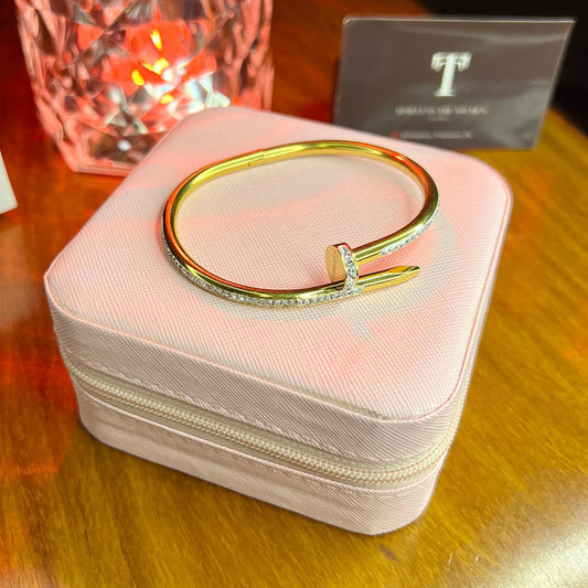 Premium Cartier Nail diamond Bracelet And Ring Set