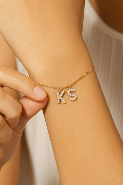 Dainty Intial Bracelet