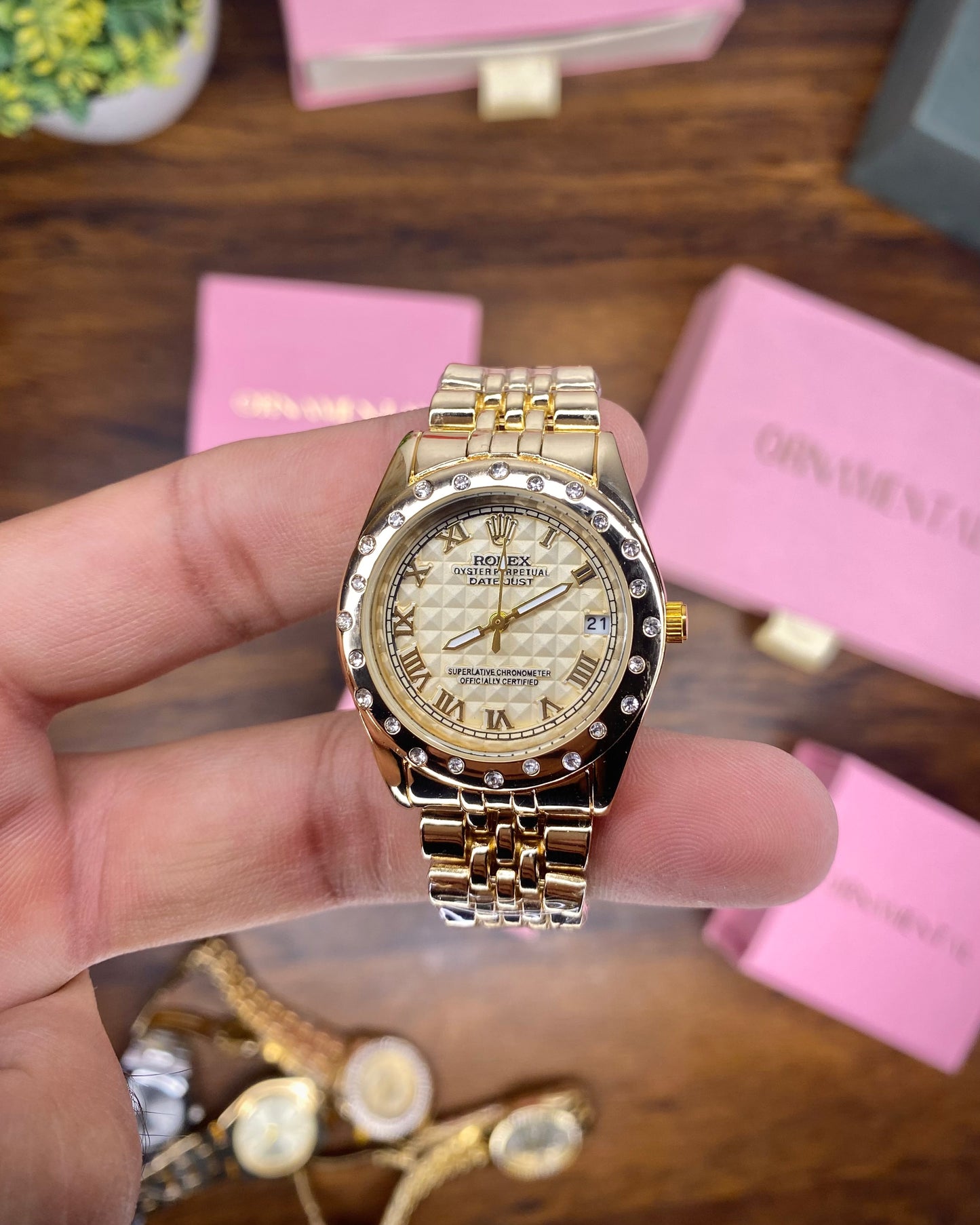 Rolex Diamond Timepiece ( Limited Edition )
