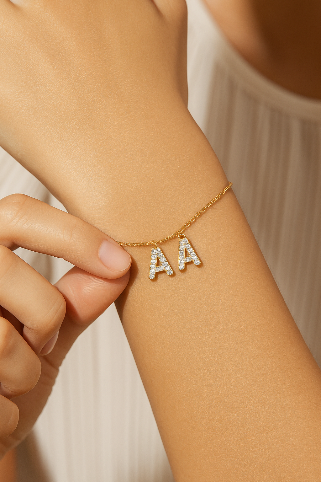 Dainty Intial Bracelet