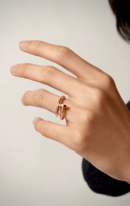 Premium Cartier Nail diamond Bracelet And Ring Set