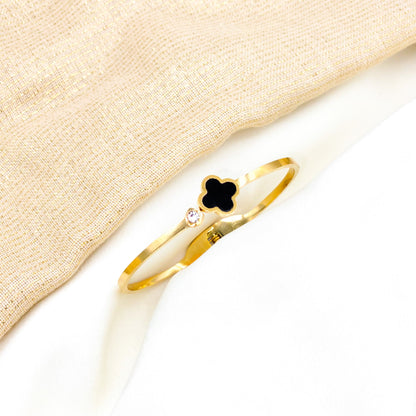 Black Vancleef Bangle