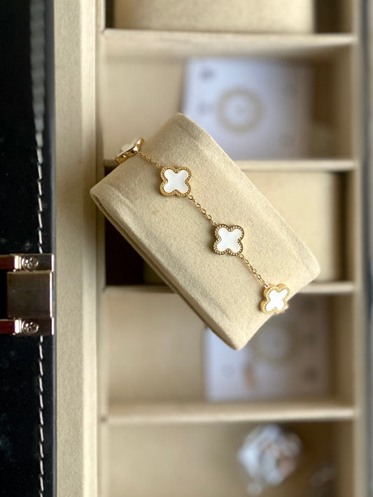White Clover Bracelet