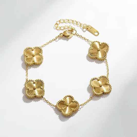 Golden Clover Bracelet