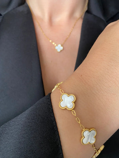 White Clover Bracelet