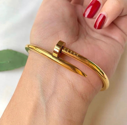 Cartier Nail Bracelet And Ring Set
