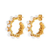 Pearl Hoops